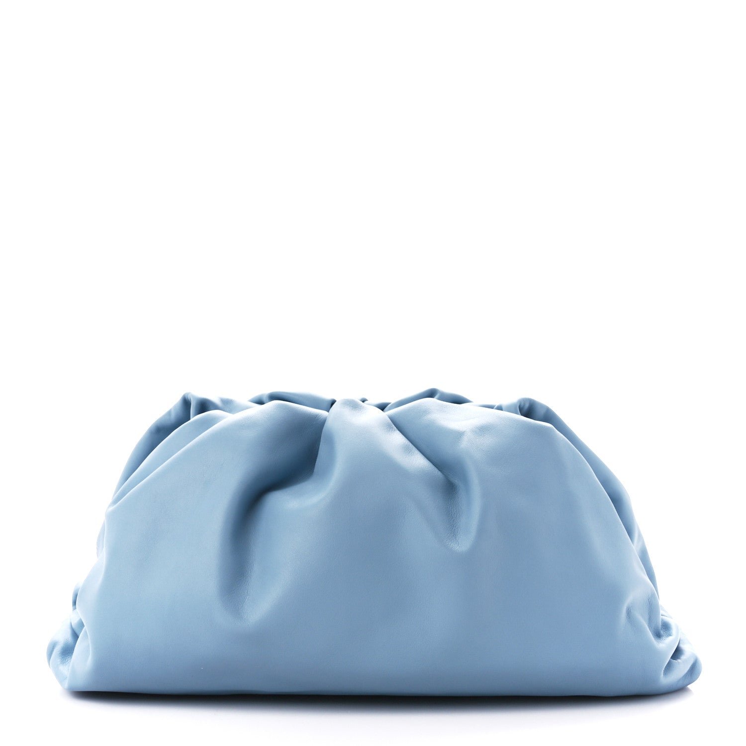 Bottega Veneta Smooth Butter Calf The Pouch Oversized Clutch Ice