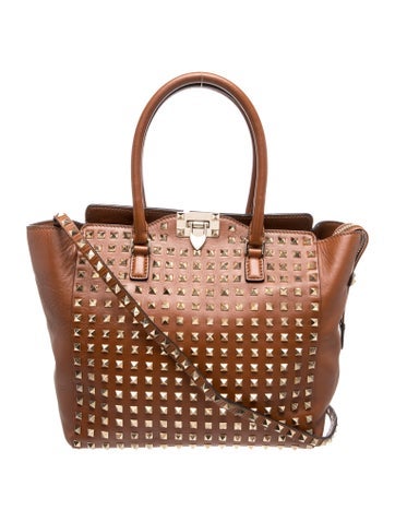 Valentino Rockstud Top Handle Bag