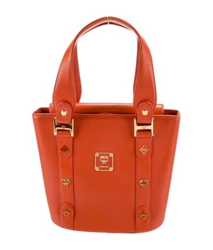 MCM Leather Bucket Bag