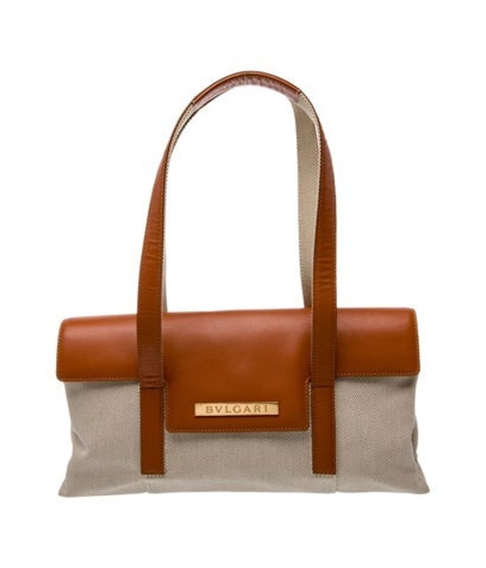 Bvlgari Canvas Shoulder Bag