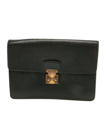 Taiga Leather Porte-Documents