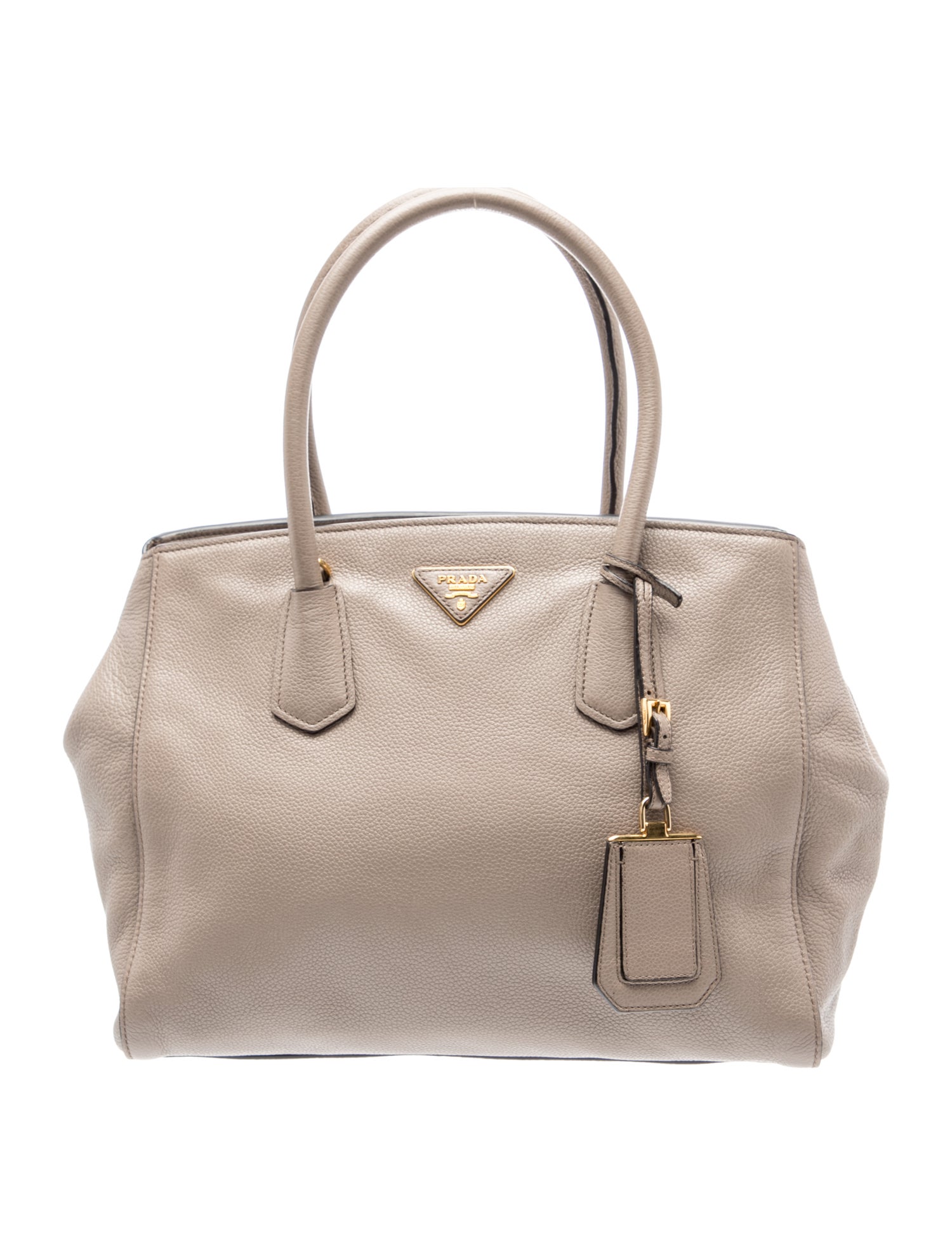 Vitello Daino Leather Top Handle Bag