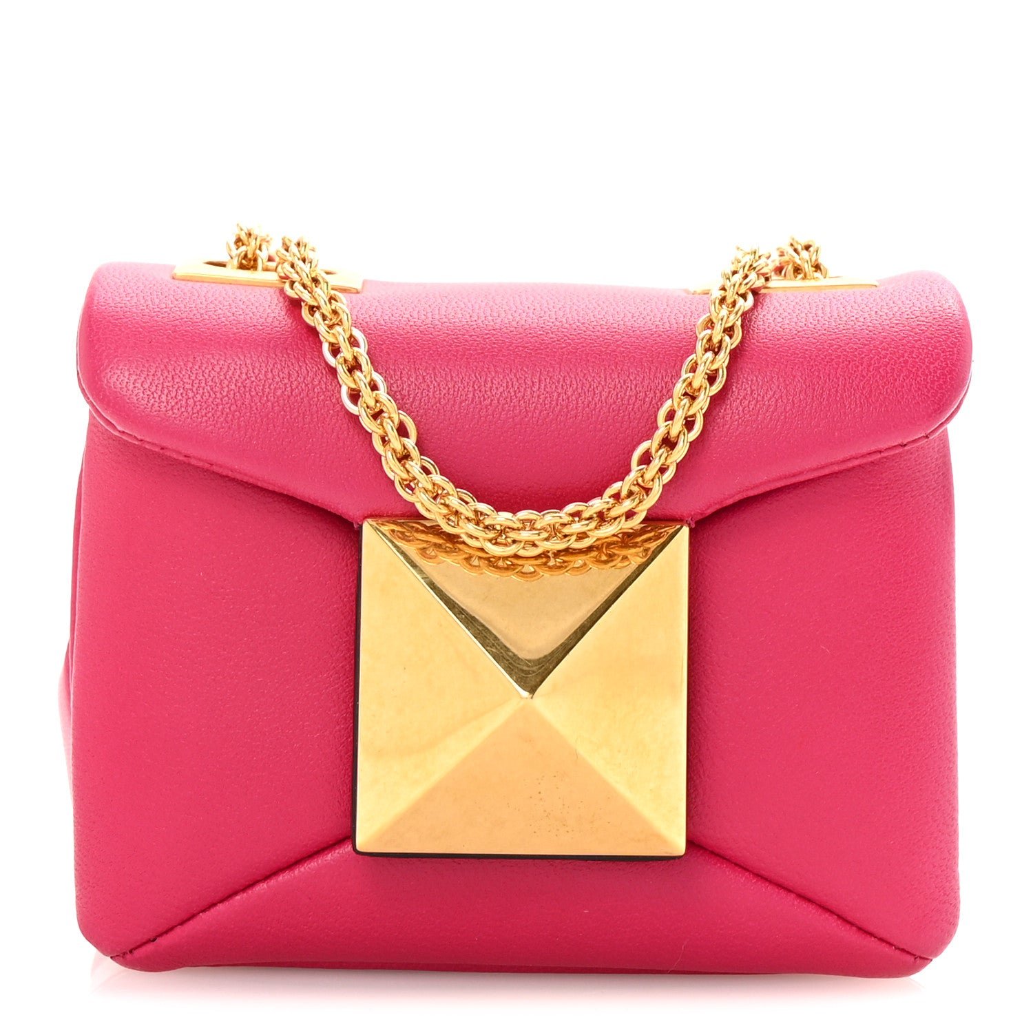 Valentino Garavani Nappa Micro One Stud Chain Bag Blossom