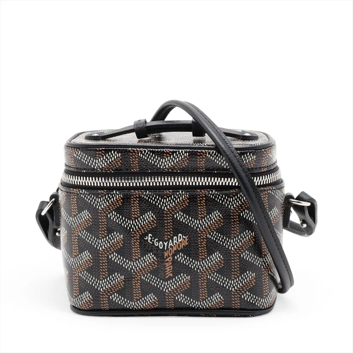 Goyard Muse Nano Vanity PVC & leather 2 WAY VANITY BAG Black