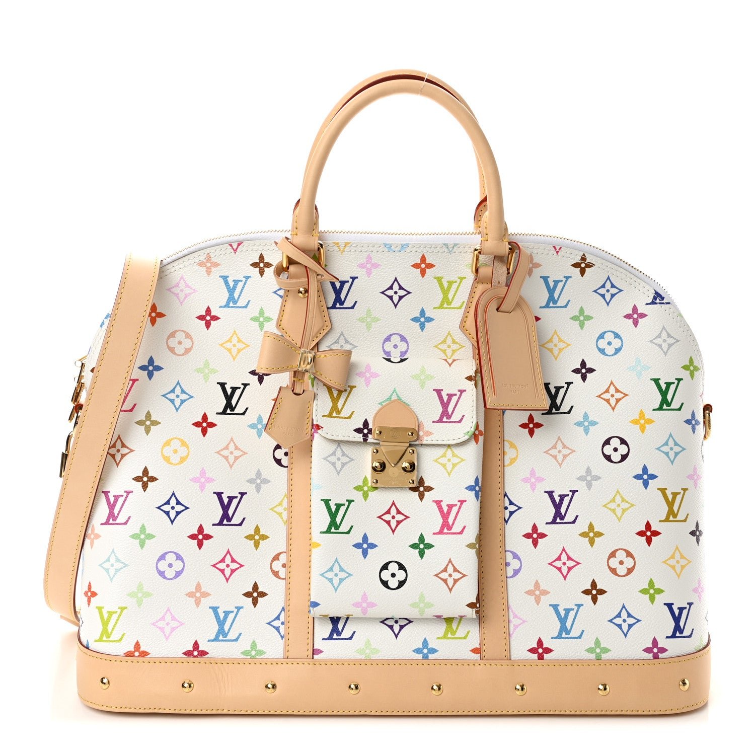 Louis Vuitton LV x TM Monogram Multicolor Alma Travel White