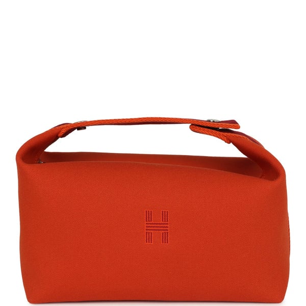 Hermes Hermes Bride A Brac GM Feu Canvas Palladium Hardware