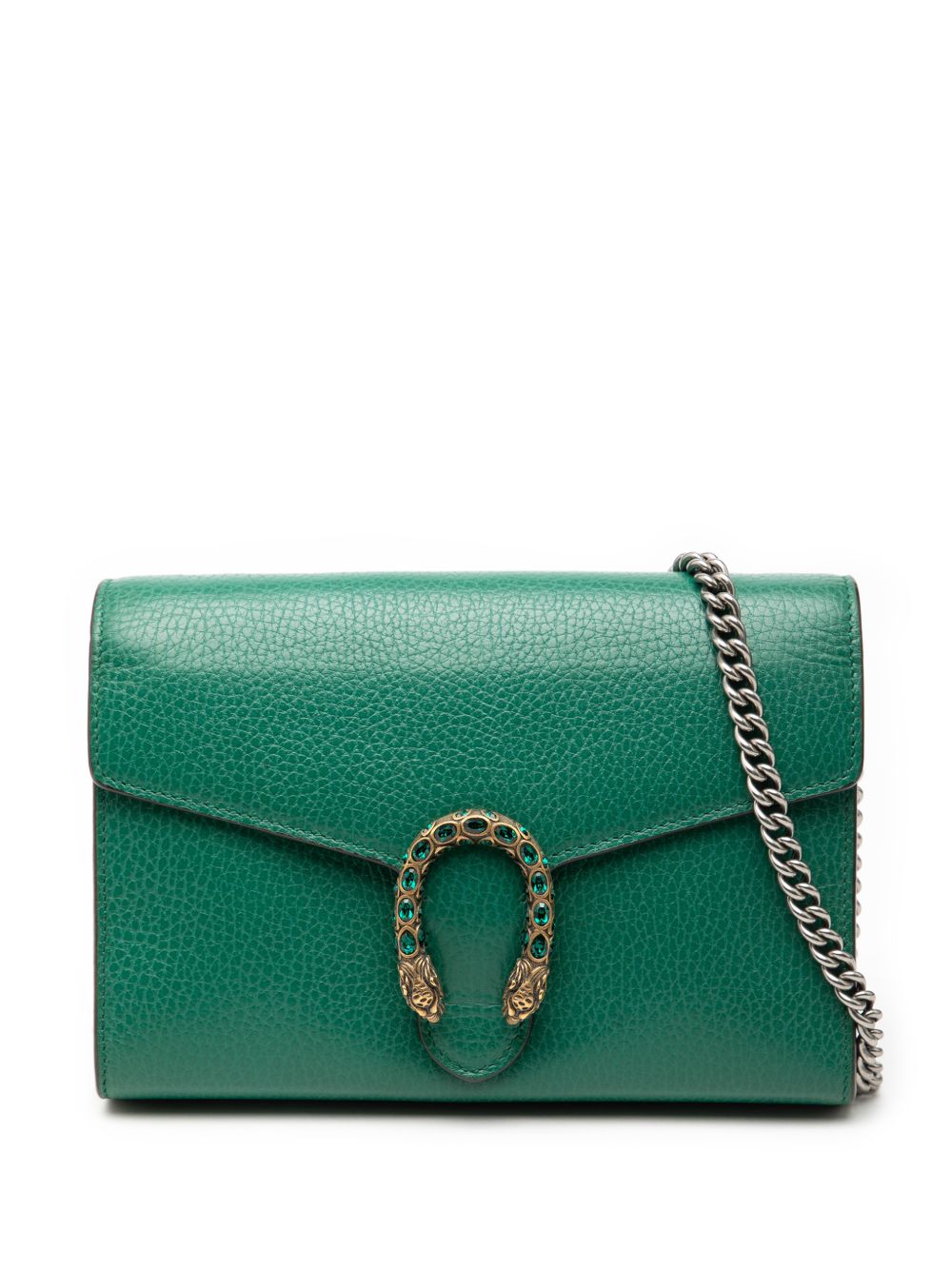2016-2026 Leather Dionysus Wallet on Chain crossbody bag