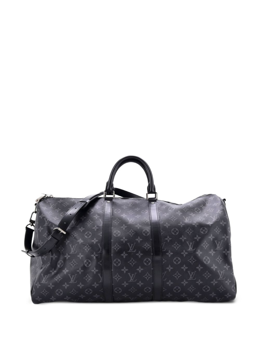 Keepall Bandouliere Bag Monogram Eclipse Canvas 55 travel bag