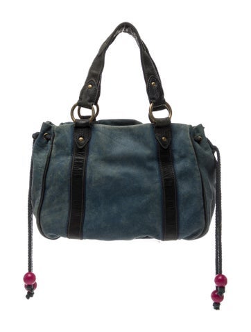 Leather Top Handle Bag