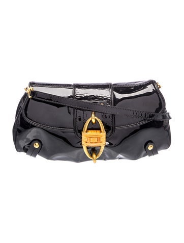 Ferragamo Patent Leather Shoulder Bag