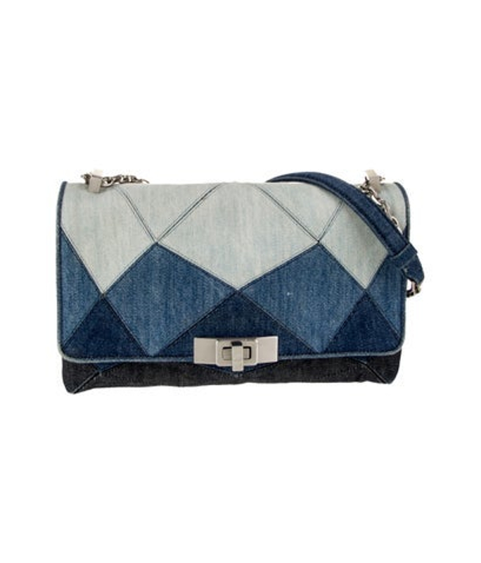 Roger Vivier Vivier Denim Messenger Bag