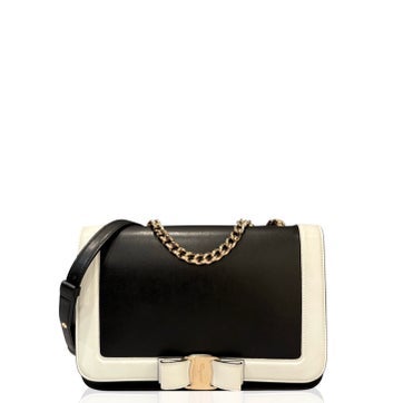 Saffiano Lux Leather Flap Bag
