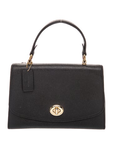 Leather Top Handle Bag