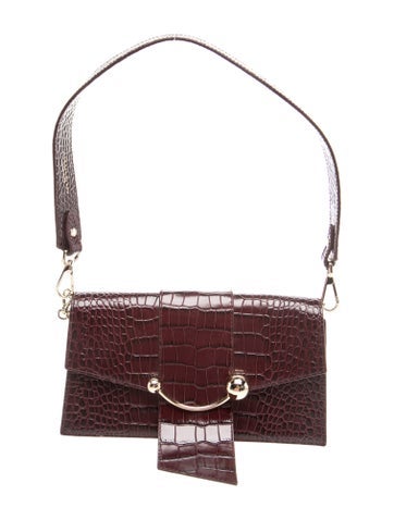 Embossed Leather Crescent Mini w/ Tags