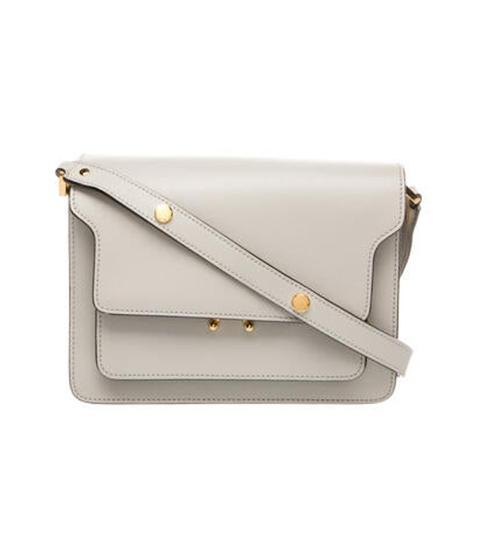 Marni Saffiano Leather Shoulder Bag