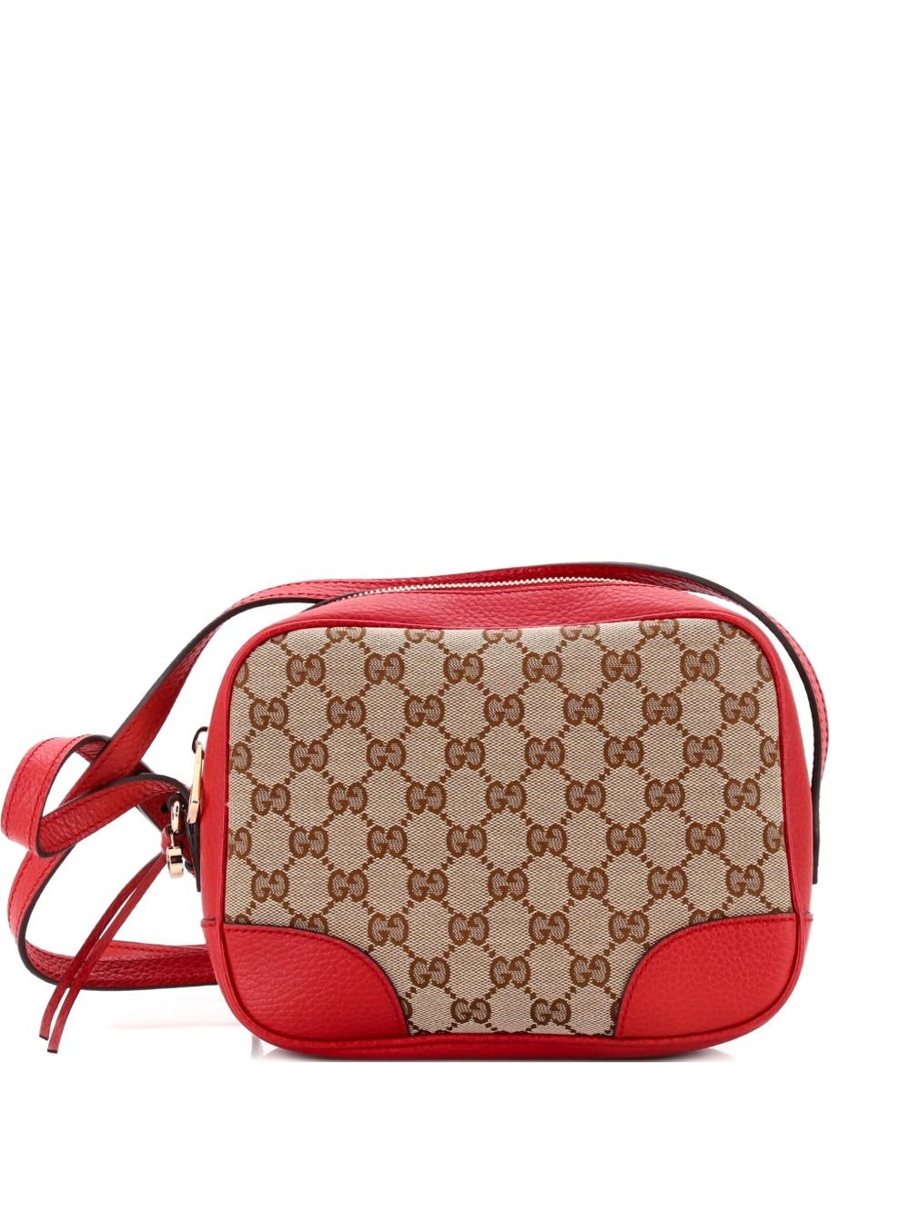 Bree Disco GG Canvas with Leather Mini crossbody bag