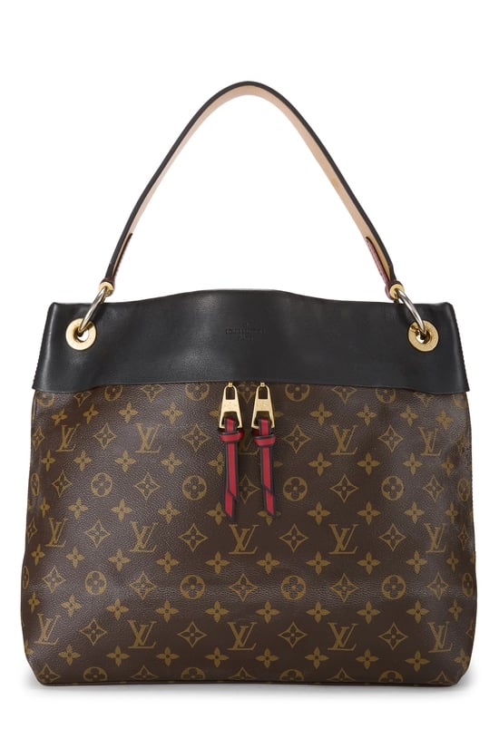 Black Monogram Canvas Tuileries Hobo