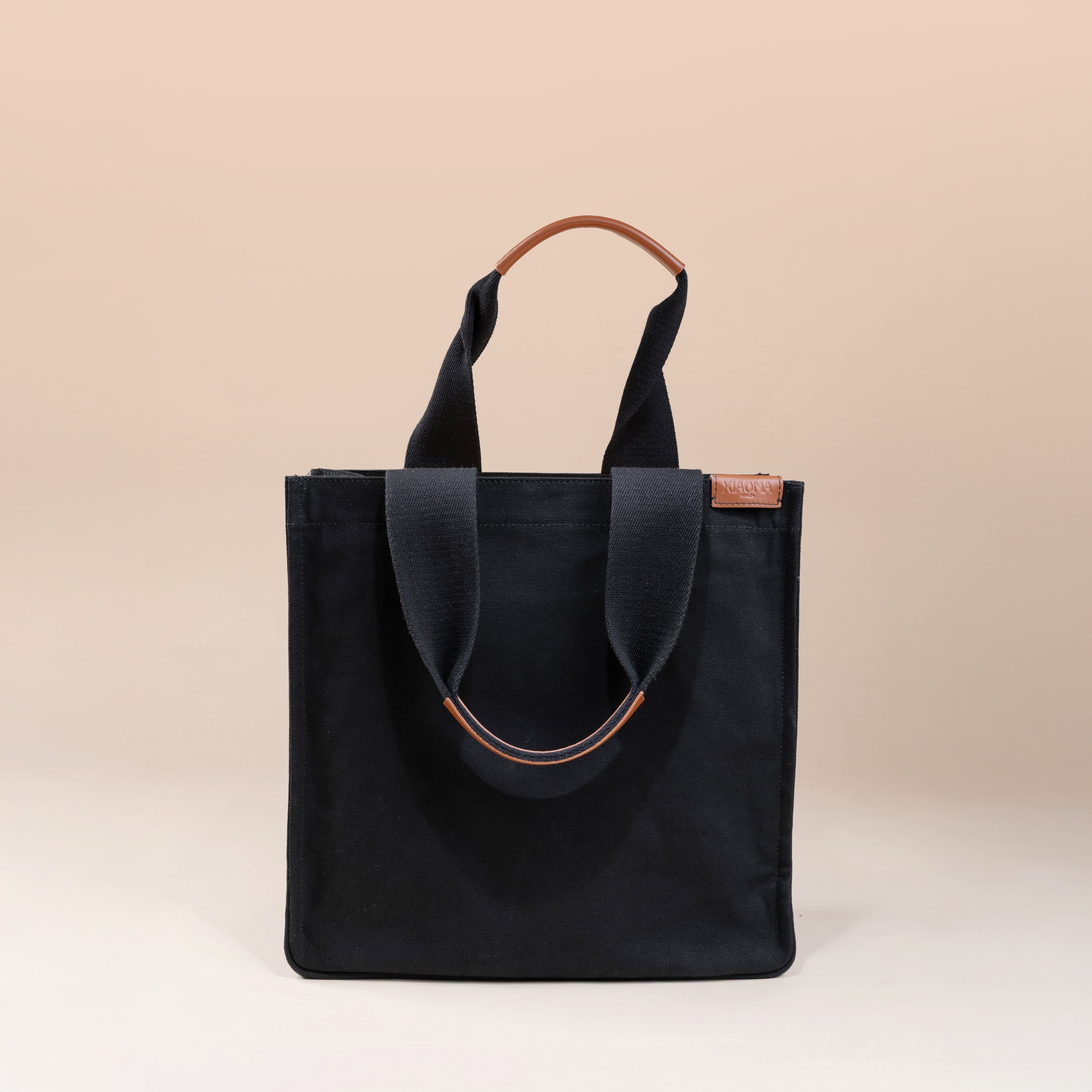 Brand New ( Rank N ) XIAOMA Travel Delight M Shopper Tote Black Canvas