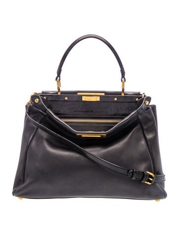 Leather Peekaboo Bag
