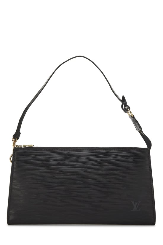 Black Epi Pochette Accessoires