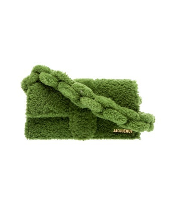 Jacquemus Shearling Shoulder Bag