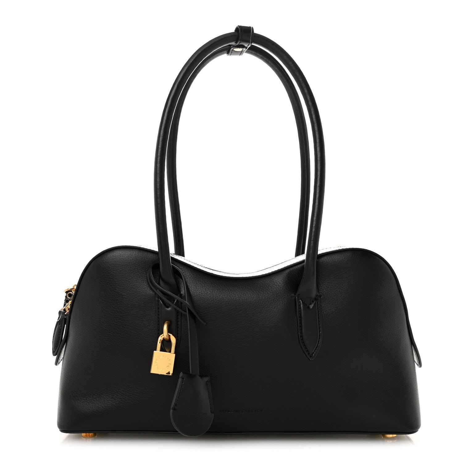 Stella McCartney Stella McCartney Eco Grainy Alter Mat Ryder Shoulder Bag Black