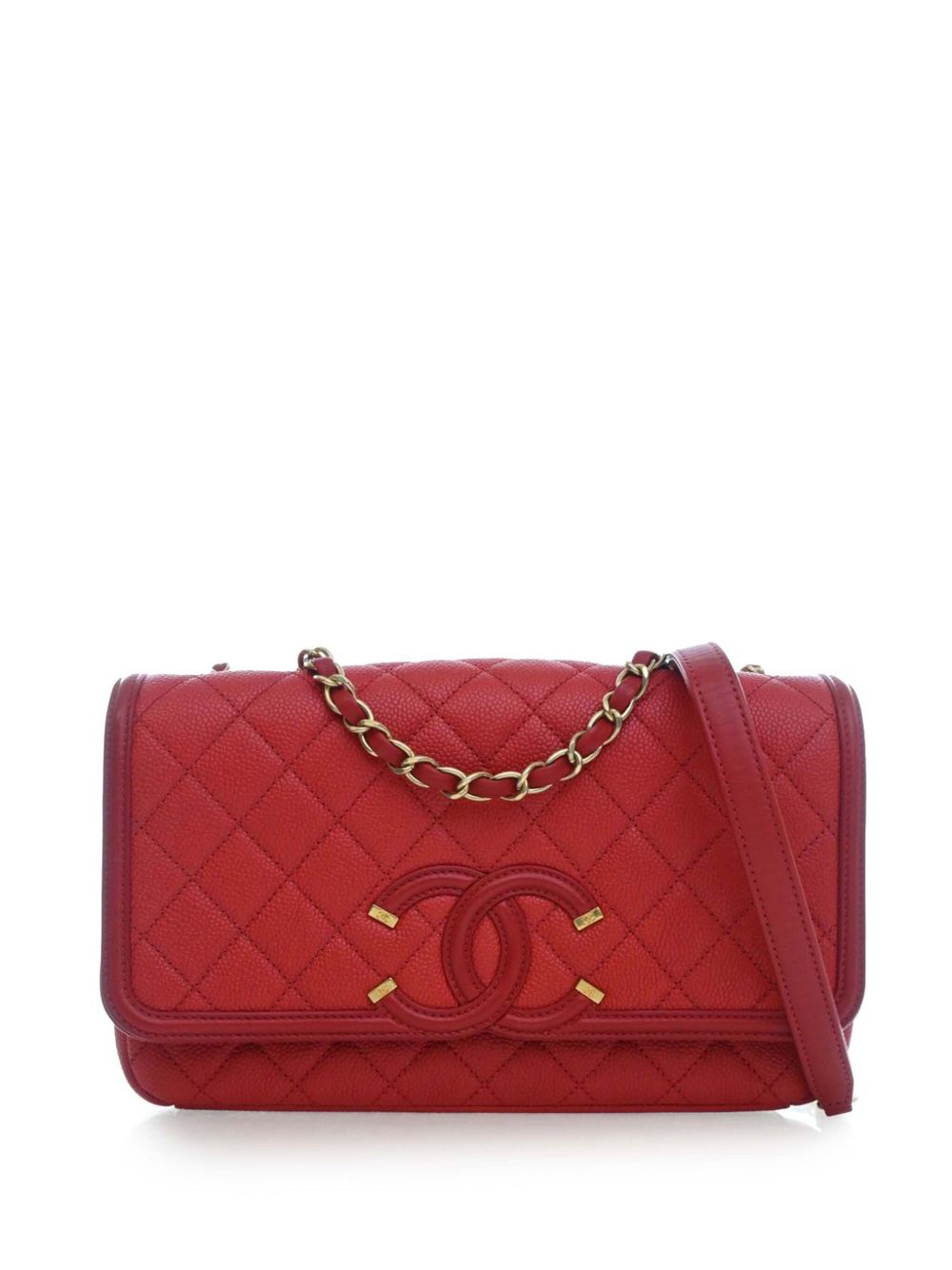 2016-2017 Medium Caviar CC Filigree Flap crossbody bag