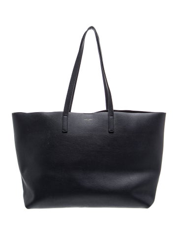 Leather E/W Shopping Tote