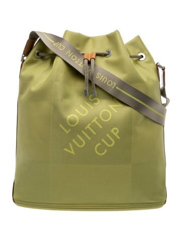 Canvas Damier Geant Americas Cup Volunteer Bag Vintage