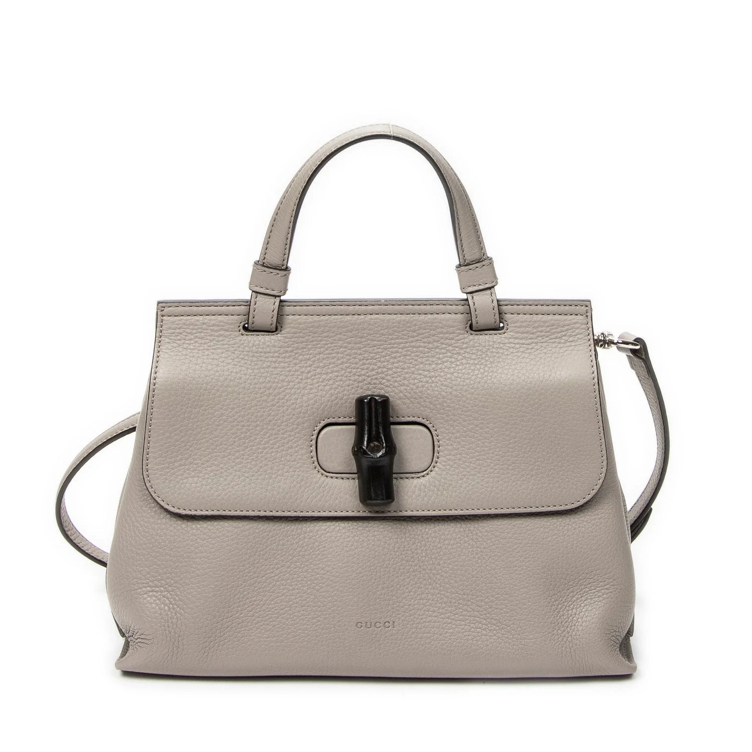 Leather Small Bamboo Daily Top Handle