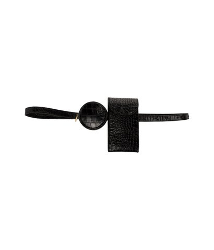 Cuyana Embossed Leather Belt Bag
