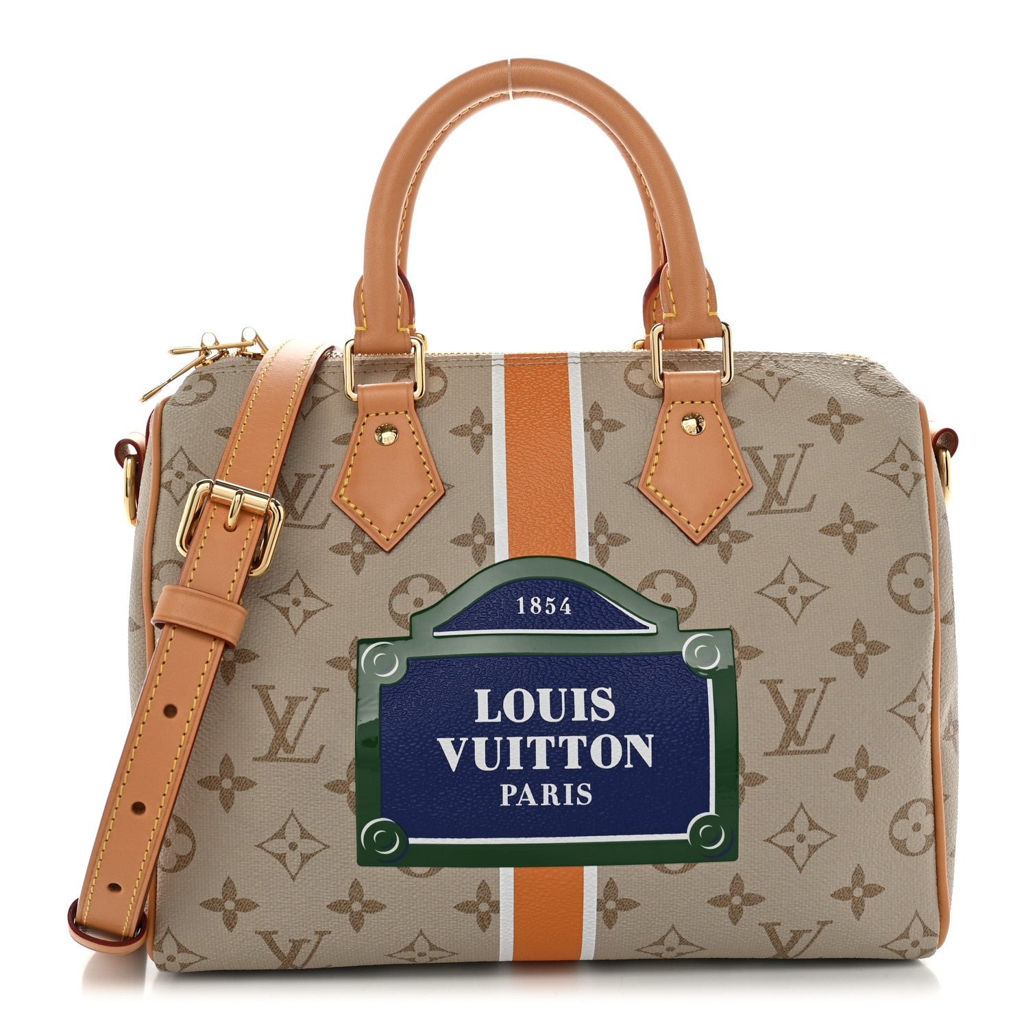 Louis Vuitton Monopaname Speedy Bandouliere 25 Beige Ocher