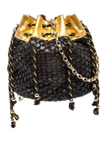 Leather Bucket Bag