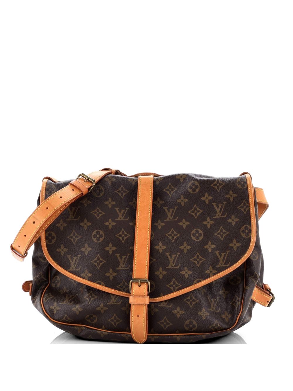 Louis Vuitton Saumur Handbag Monogram Canvas 35 crossbody bag
