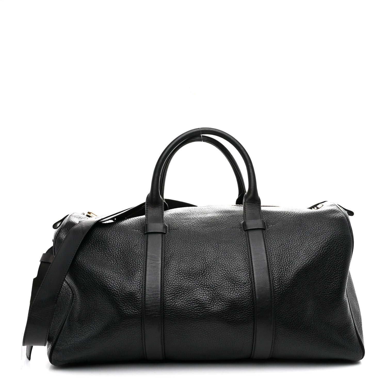 Tom Ford Calfskin Buckley Duffle Bag Black