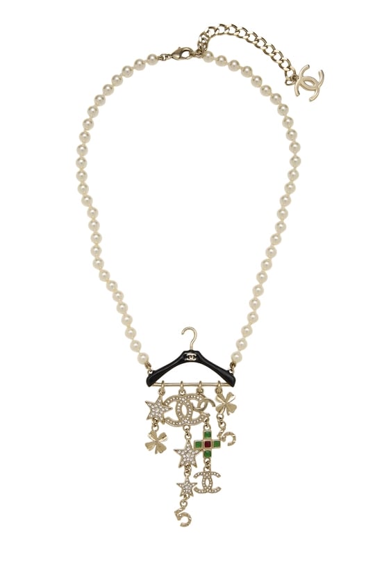 Multicolor Crystal Hanger Necklace