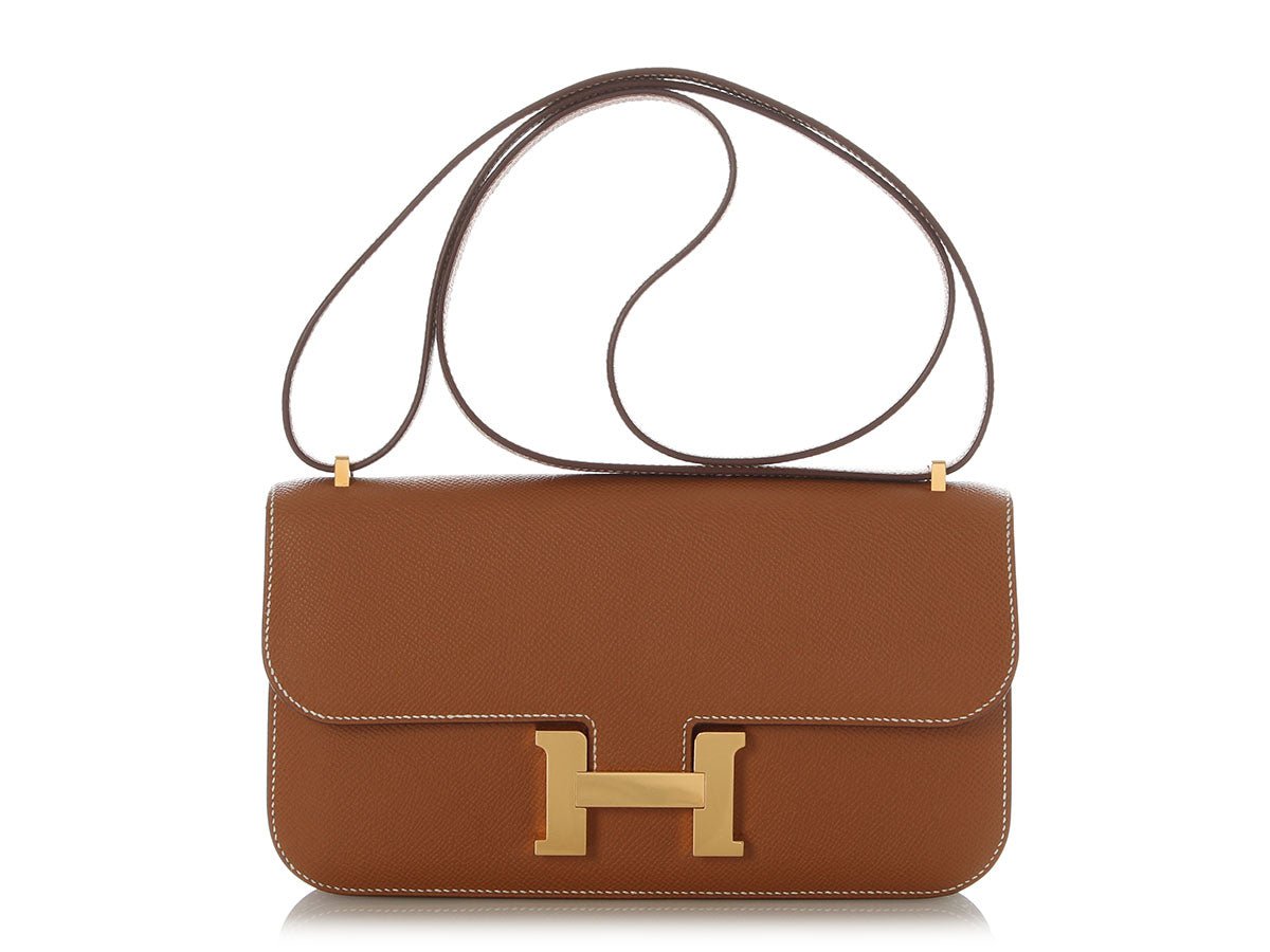 Hermes Hermès Gold Epsom Constance Elan Mirror