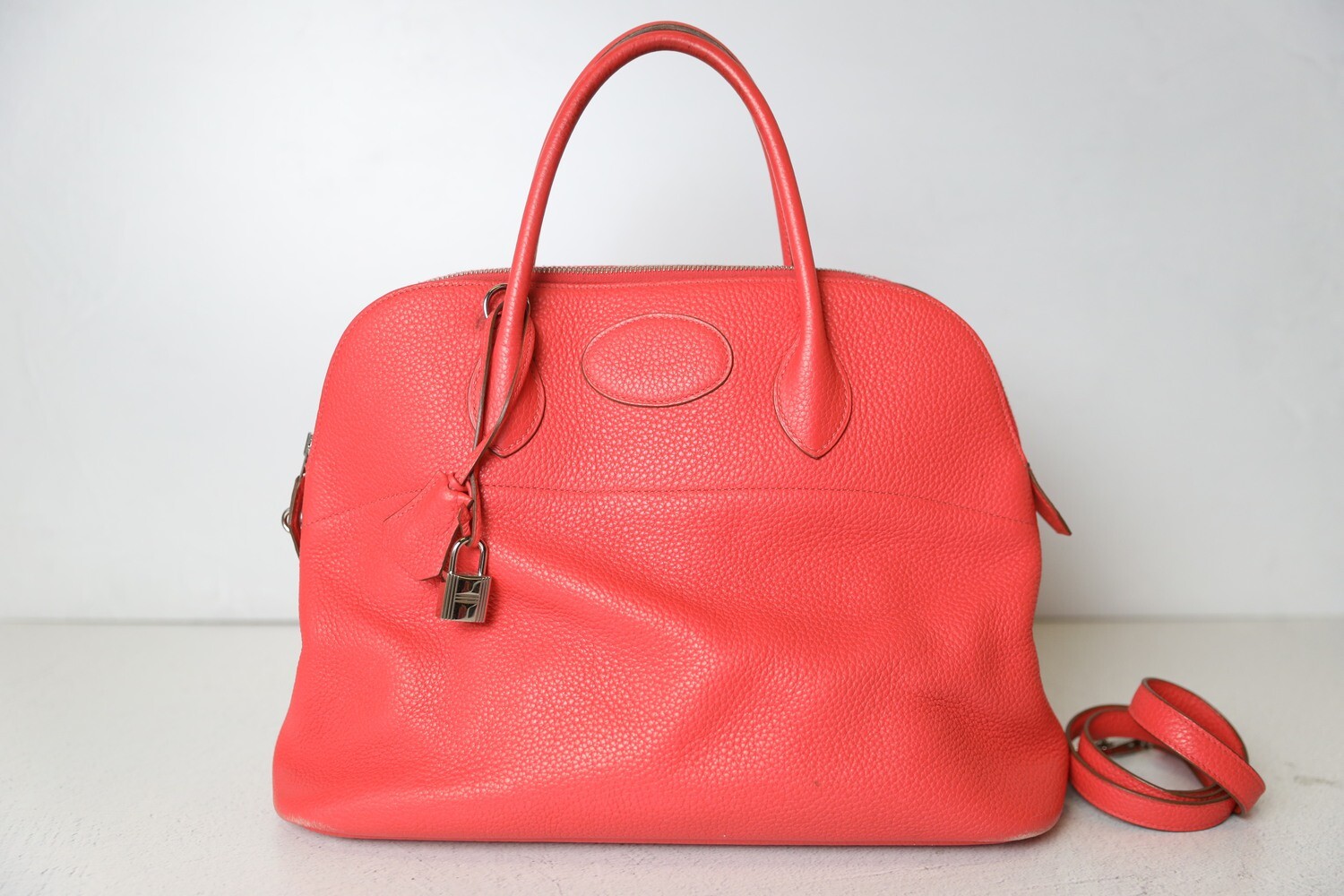 Hermes Hermes Bolide 31, Rose Jaipur with Palladium Hardware, Preowned No Dustbag CMA001