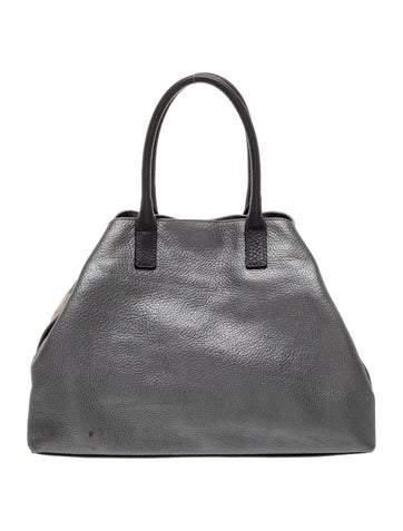Leather Top Handle Bag