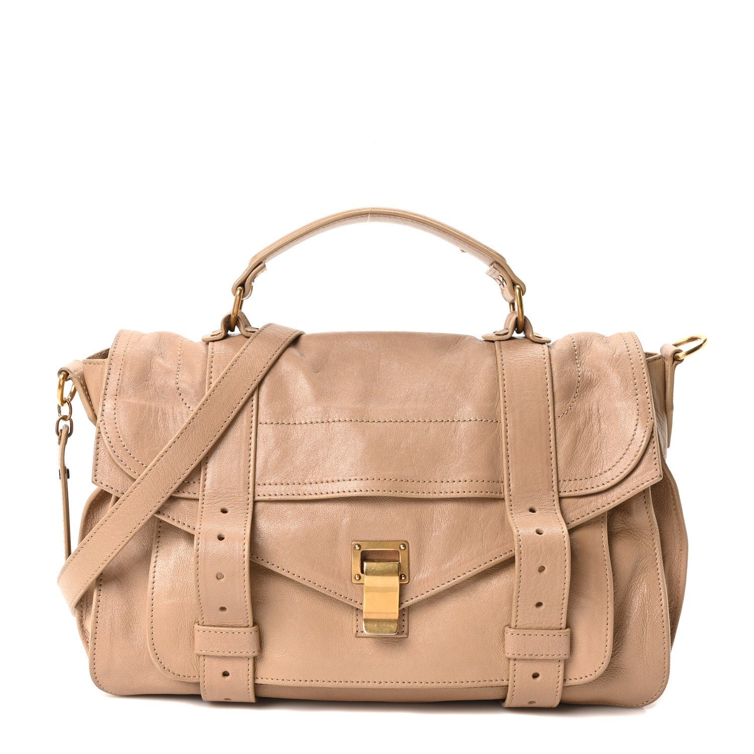 Proenza Schouler Lambskin Medium PS1 Satchel Birch