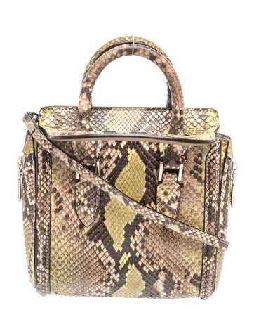 Alexander McQueen Snakeskin Shoulder Bag