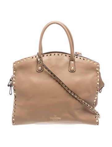 Valentino Rockstud Top Handle Bag