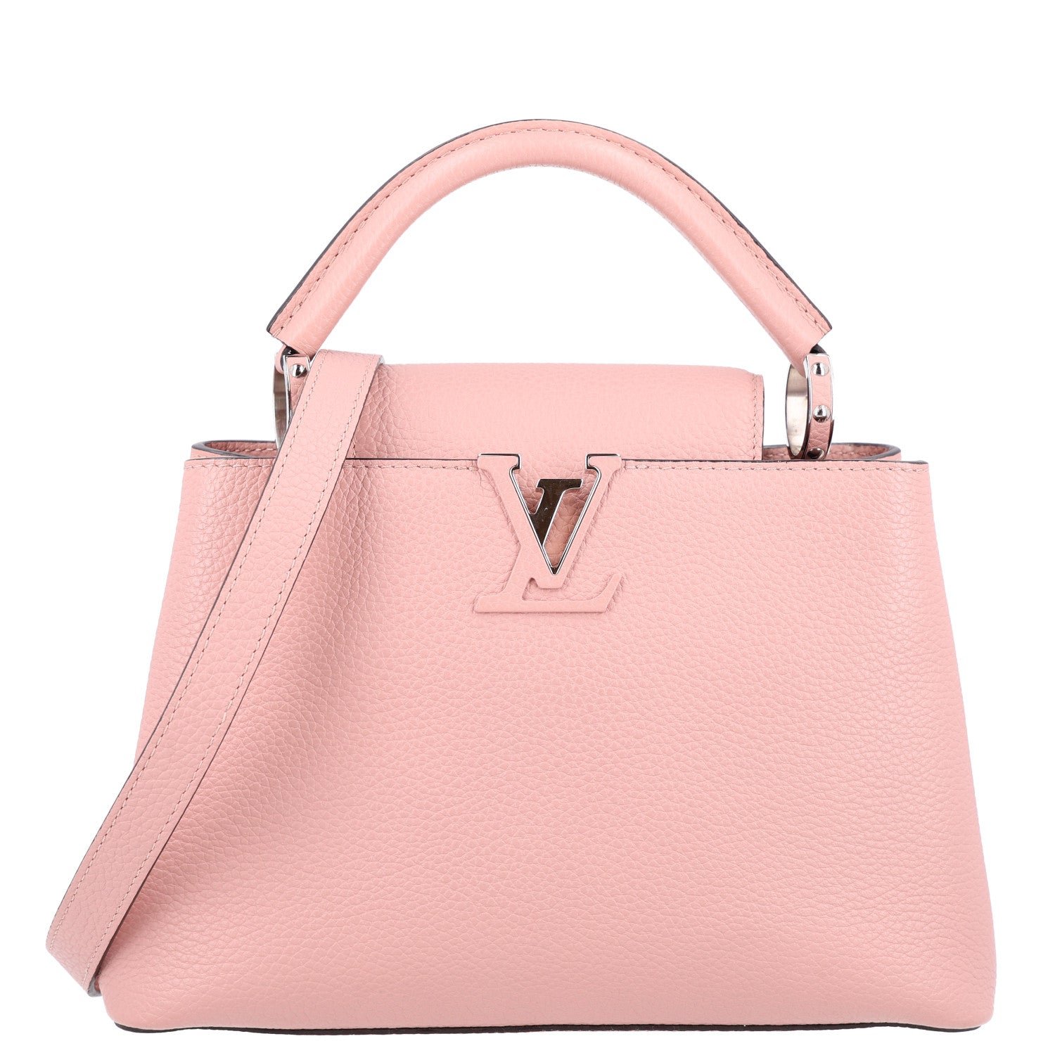 Louis Vuitton Taurillon Capucines BB Magnolia