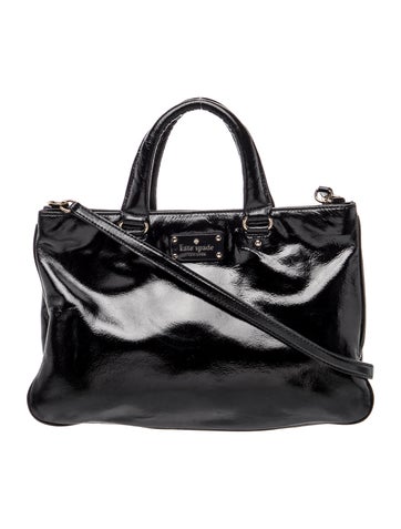 Patent Leather Top Handle Bag