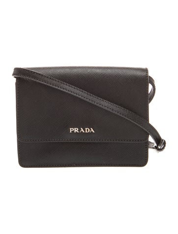 Saffiano Leather Saffiano Lux Flap Crossbody Bag Mini