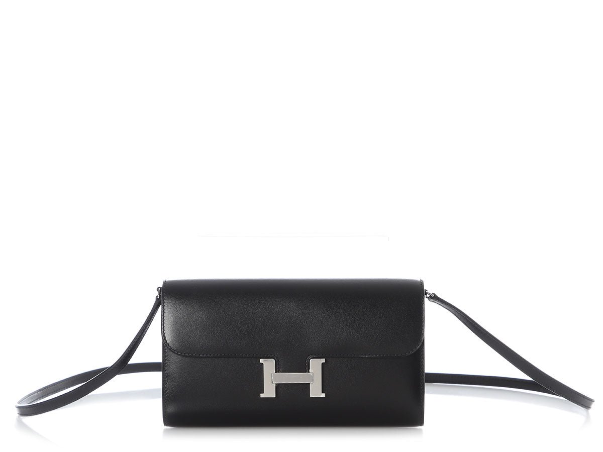 Hermes Hermès Black Box Calfskin Constance To Go