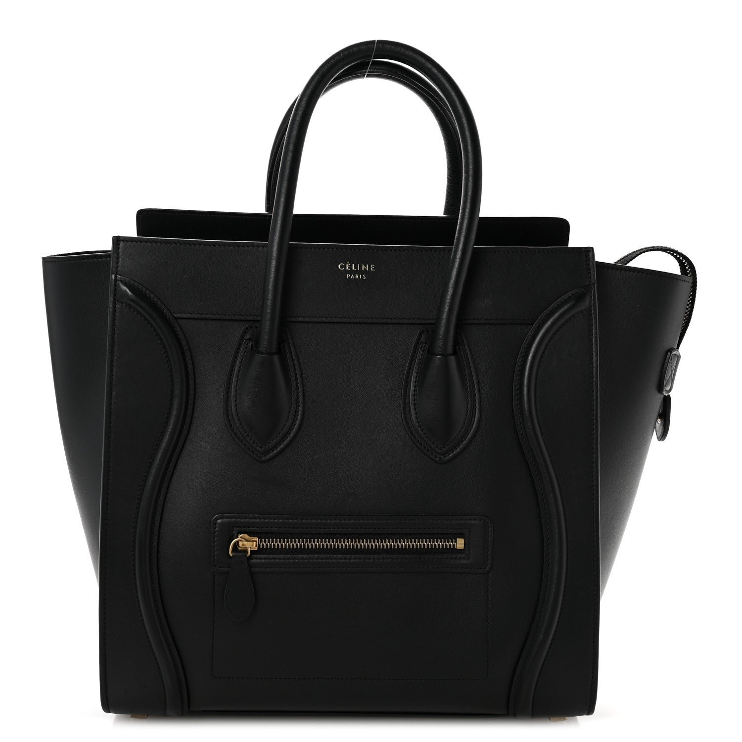 Celine Smooth Calfskin Mini Luggage Black