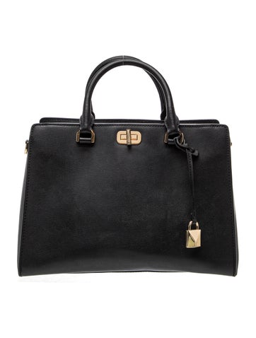 Leather Top Handle Bag