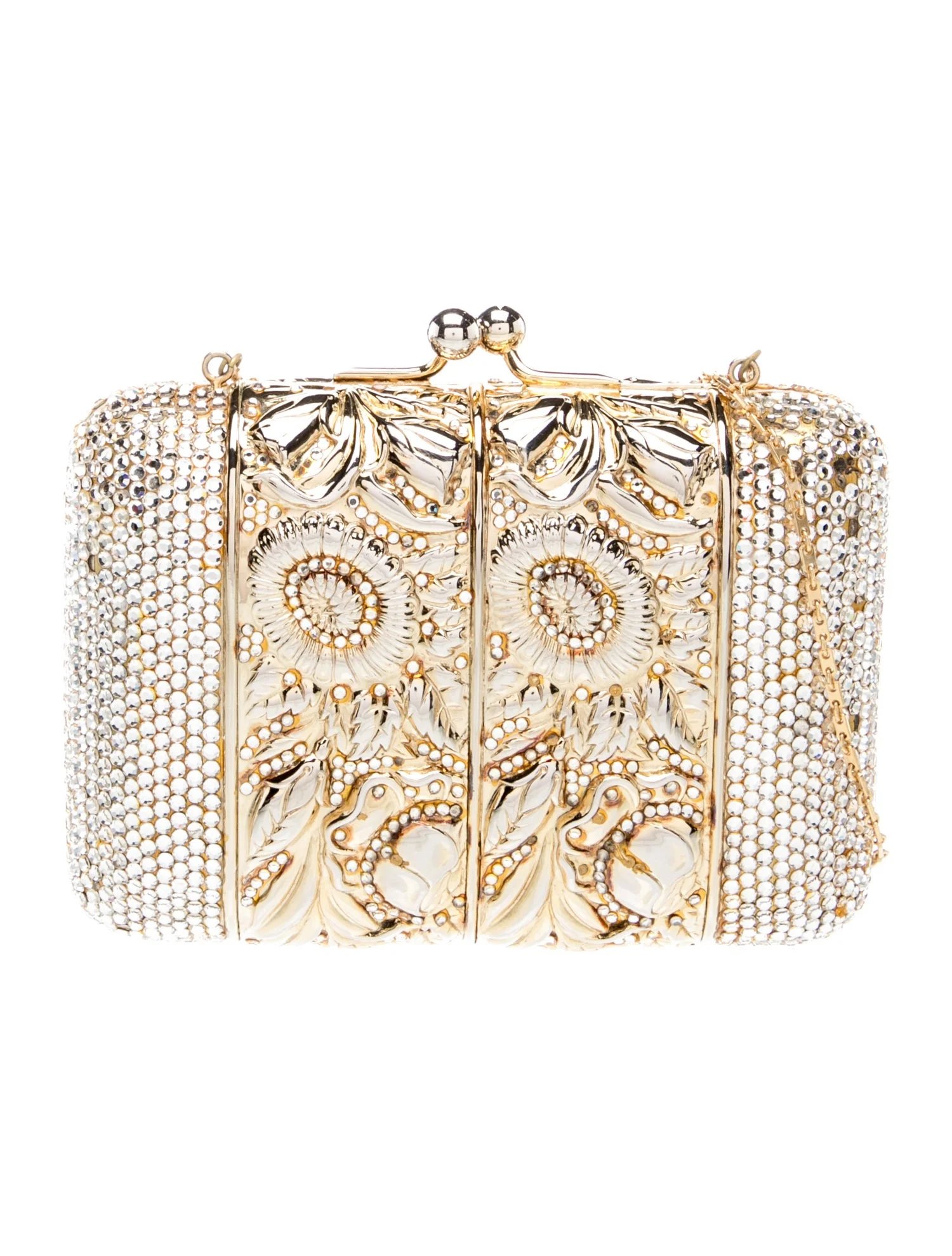 Judith Leiber Metal Minaudière
