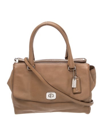 Leather Top Handle Bag